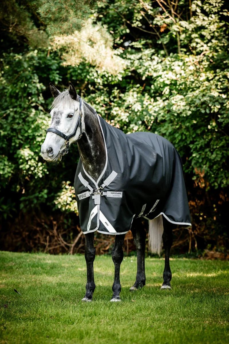 Amigo 1200D Wug Weidedecke, 50 g Black/Titanium Grey/Silver 155