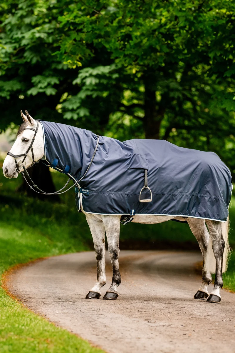 Newmarket Regendecke Mack mit Fleecefutter Witney Navy S