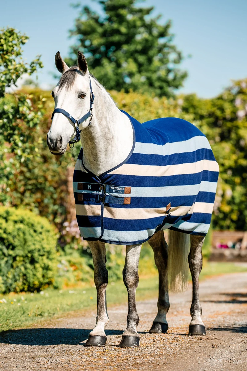 Newmarket Fleece Abschwitzdecke Witney Navy 125