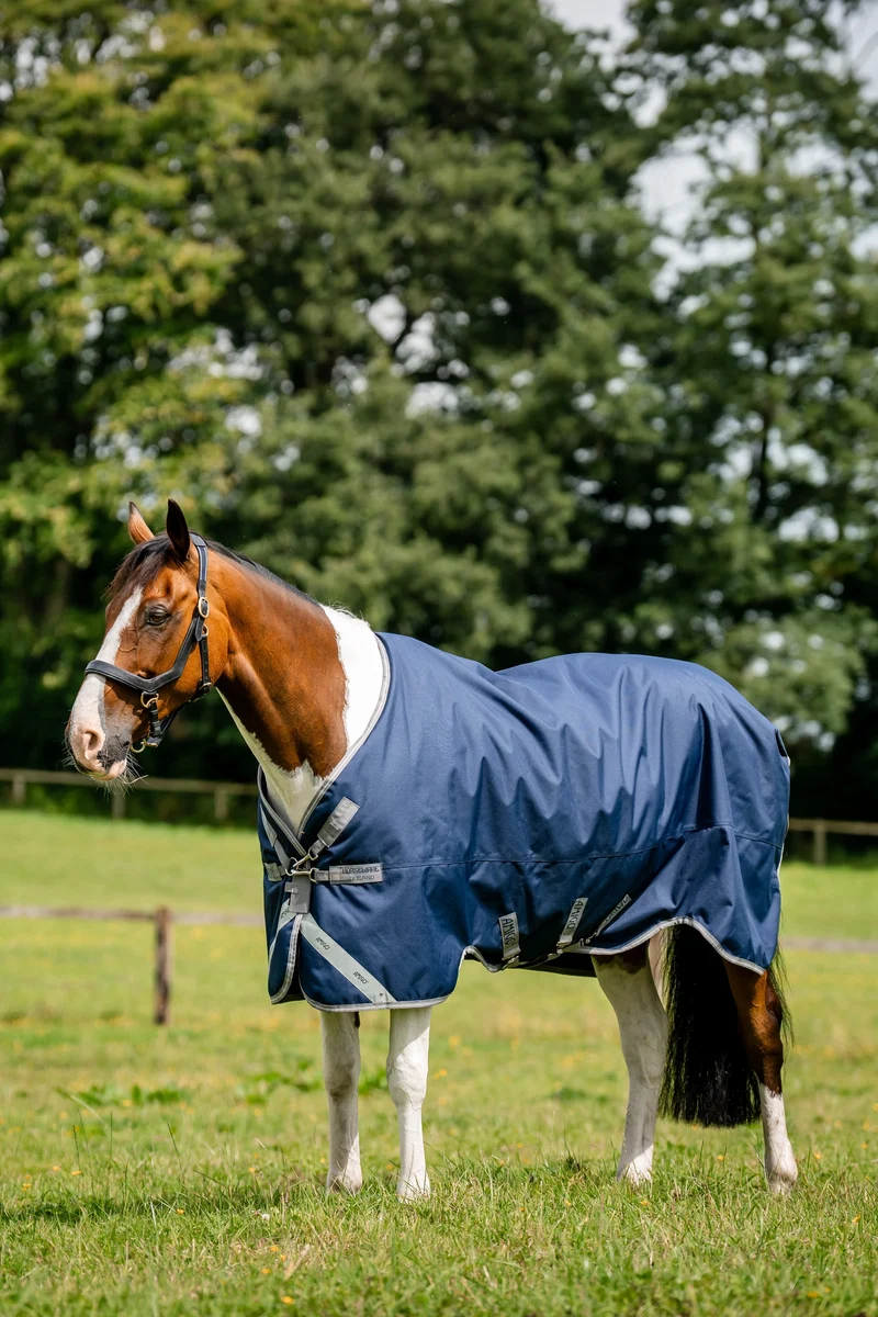 Amigo 1200D Outdoordecke, 250 g Navy/Titanium Grey & Silver 165