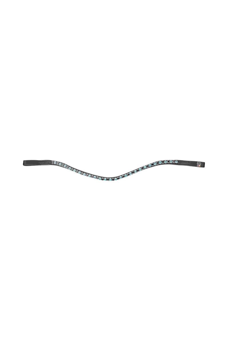 X-Line Glamour Stirnband Petrol Blue/ Black V