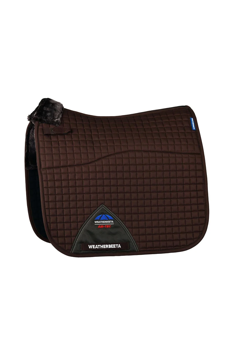WeatherBeeta Prime Air-Tec Comfy Fleece Dressurschabracke Brown L