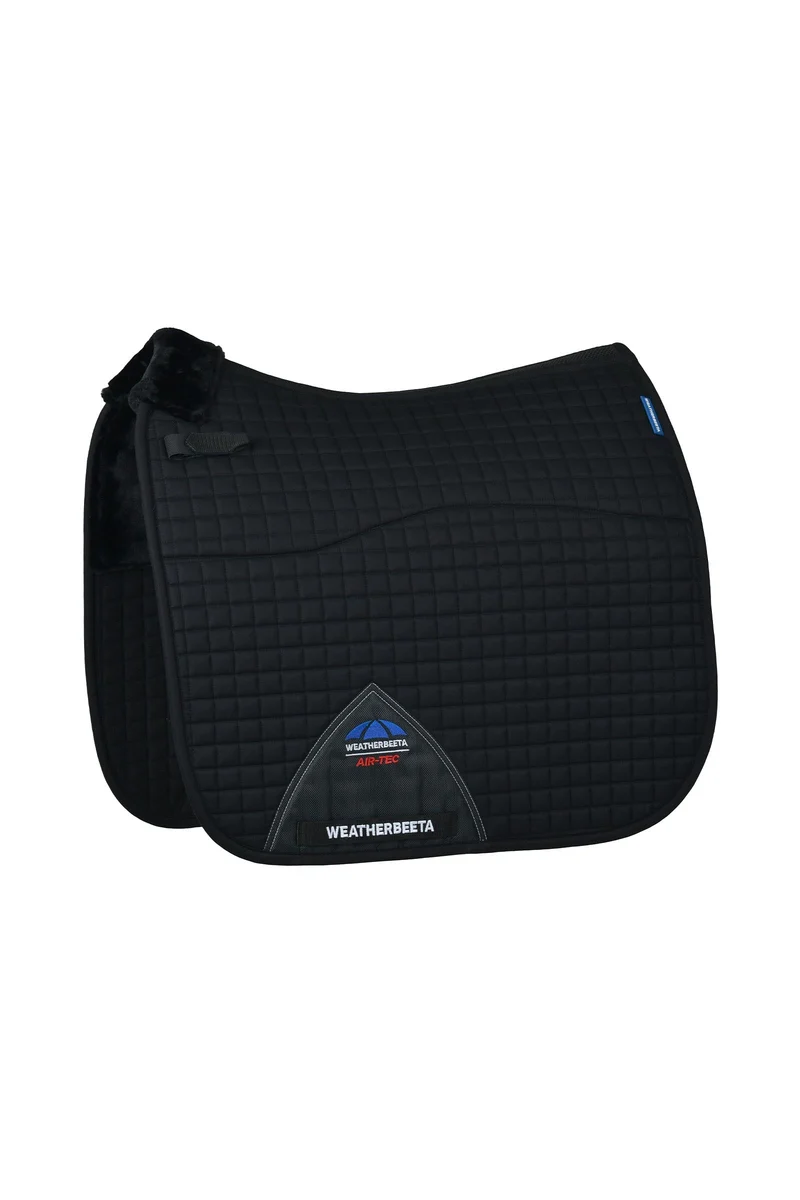 WeatherBeeta Prime Air-Tec Comfy Fleece Dressurschabracke Black S