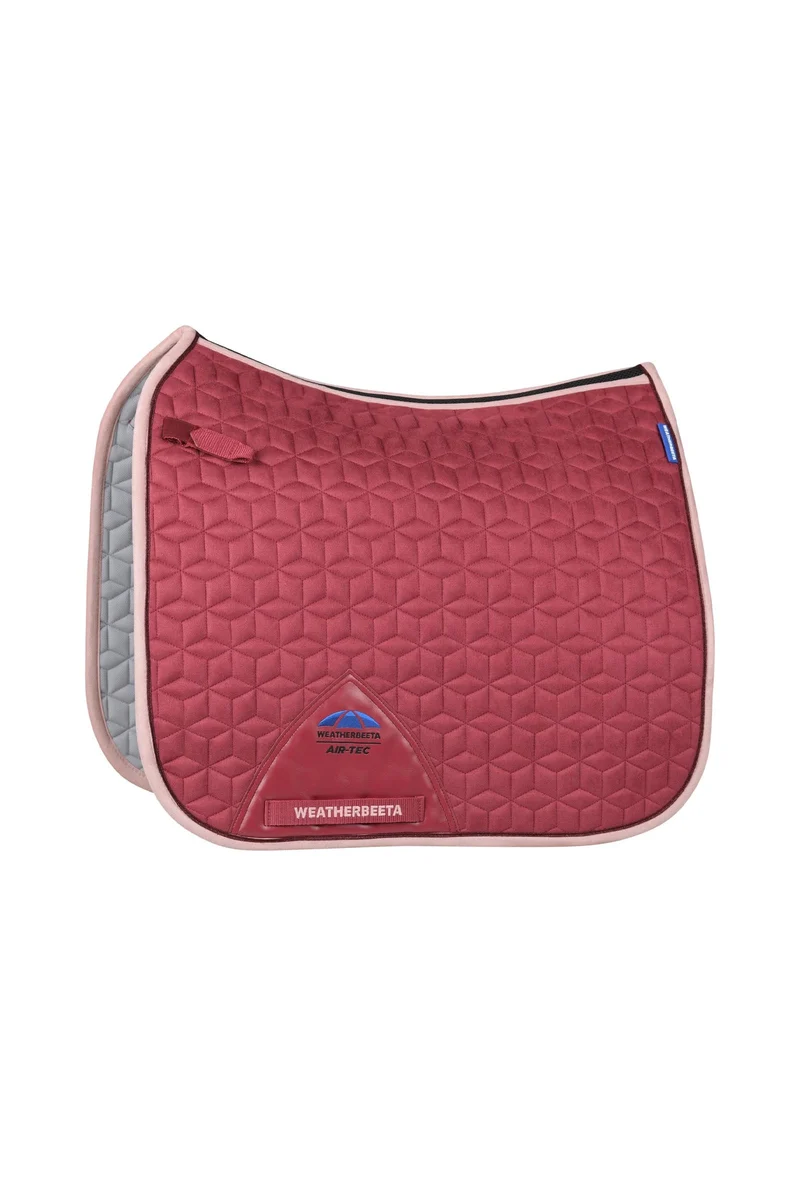WeatherBeeta Suede Elite Air-Tec Dressurschabracke Wine Plum L