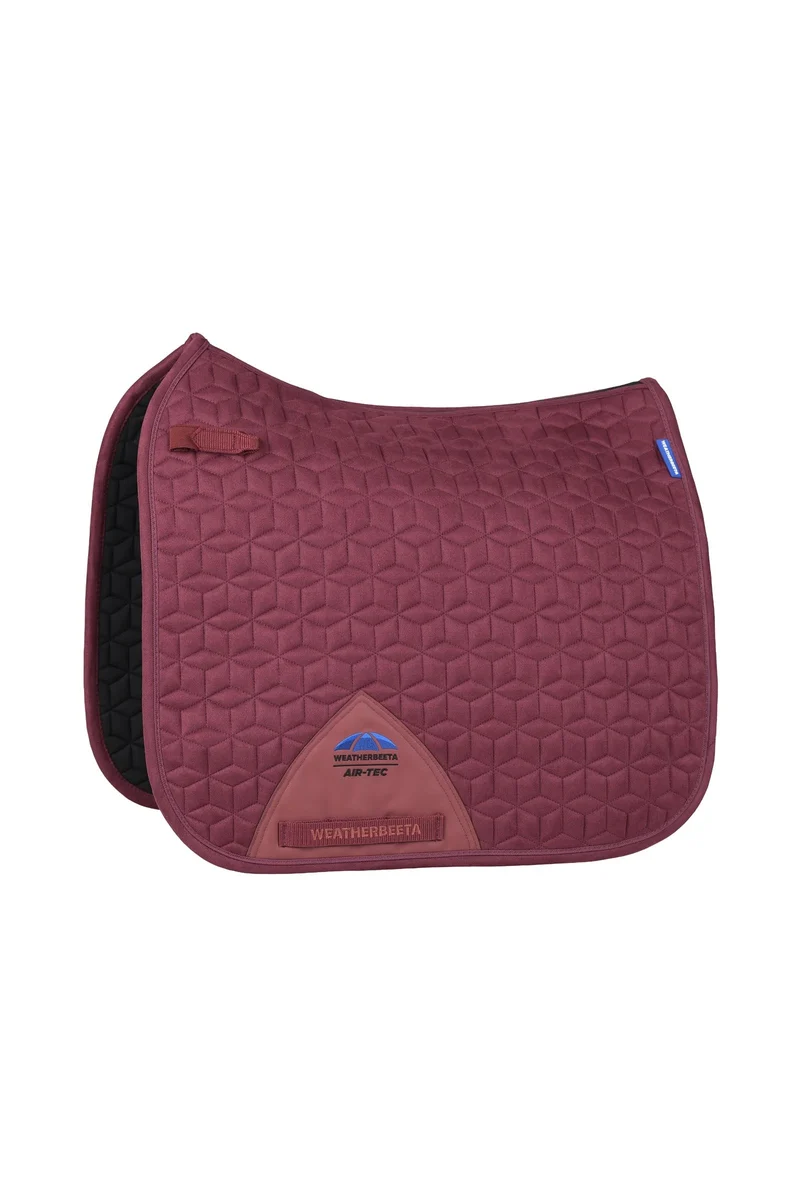 WeatherBeeta Suede Elite Air-Tec Dressurschabracke Burgundy L