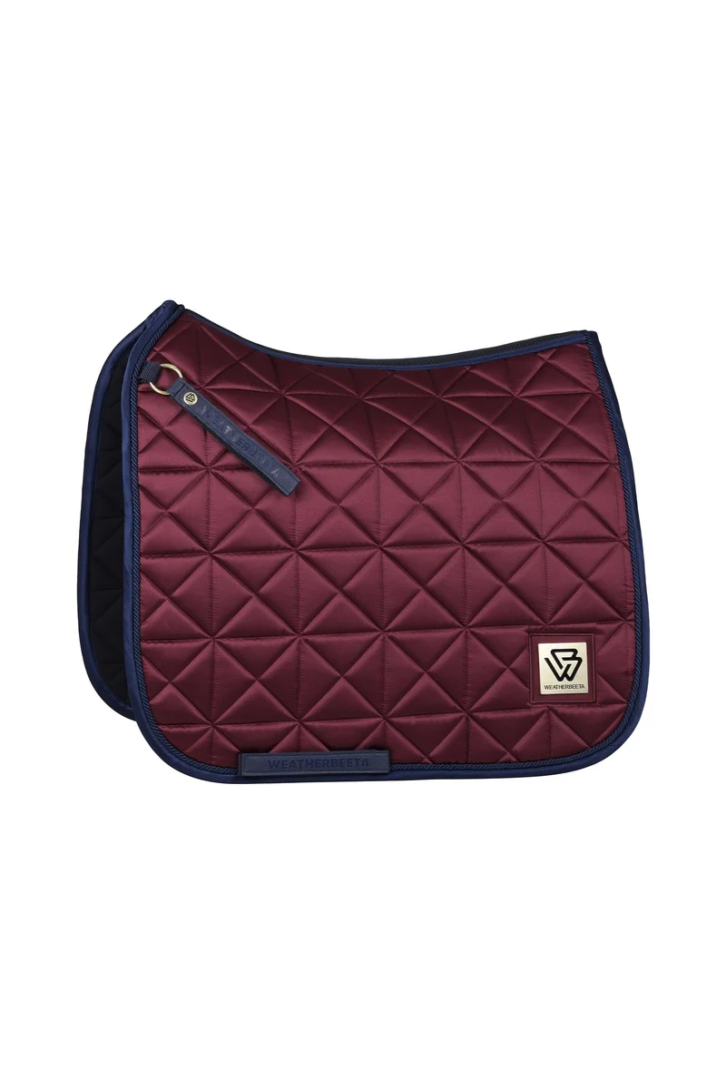 WeatherBeeta Satin Luxe Air-Tec Dressurschabracke Burgundy L