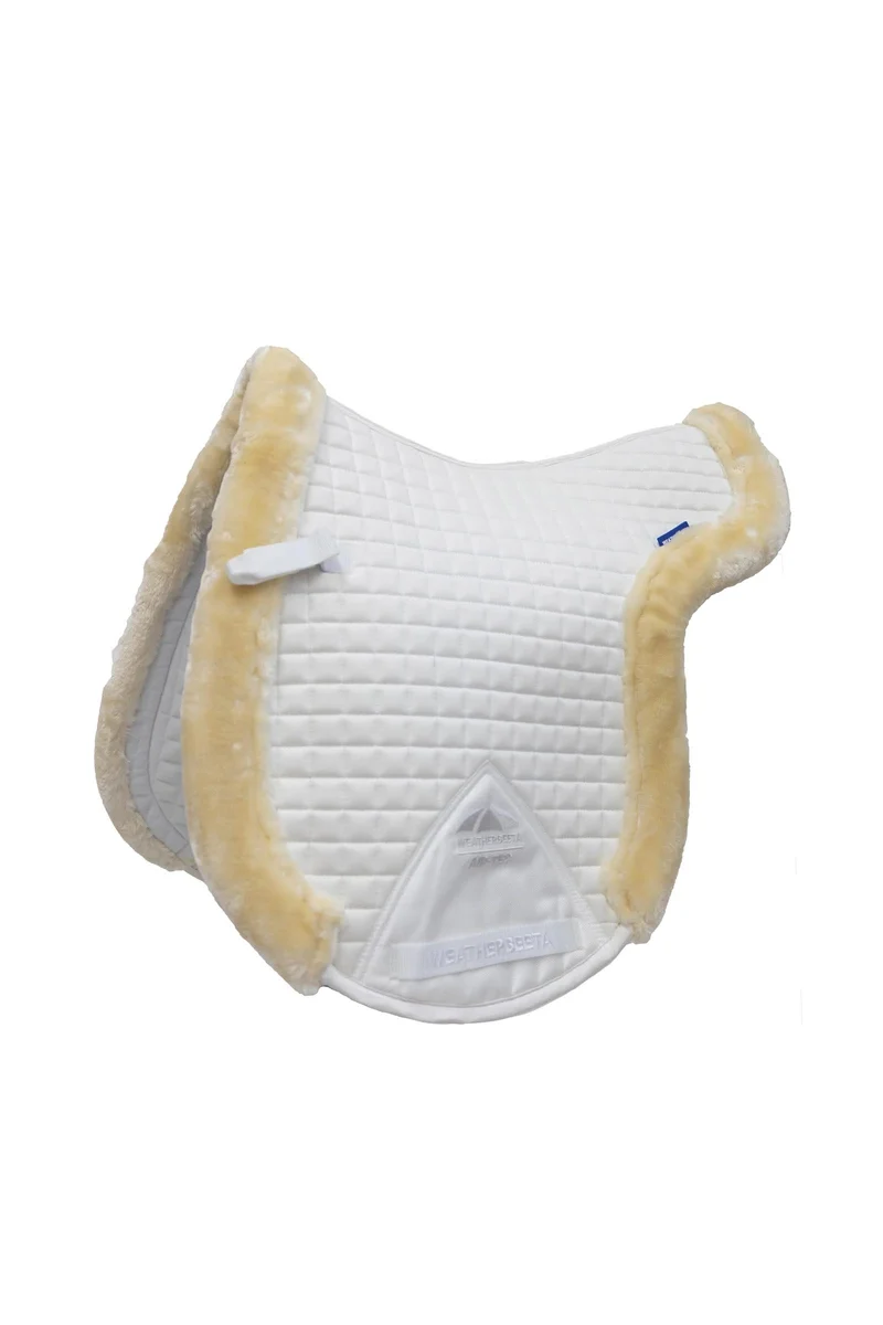 WeatherBeeta Prime Air-Tec Comfy Fleece Schabracke mit Kunstfell-Einfassung White/Natural L