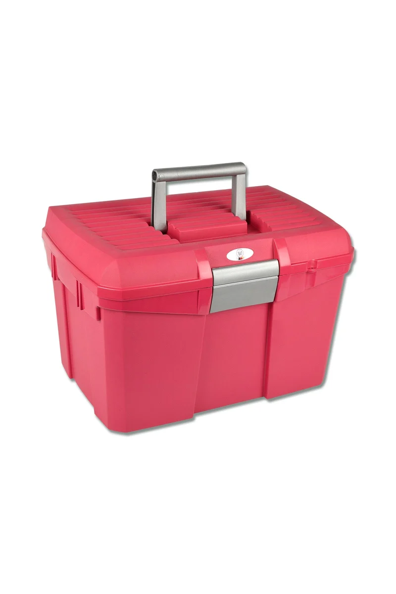 Putzbox, abschließbar Raspberry/Grey Einheitsgröße