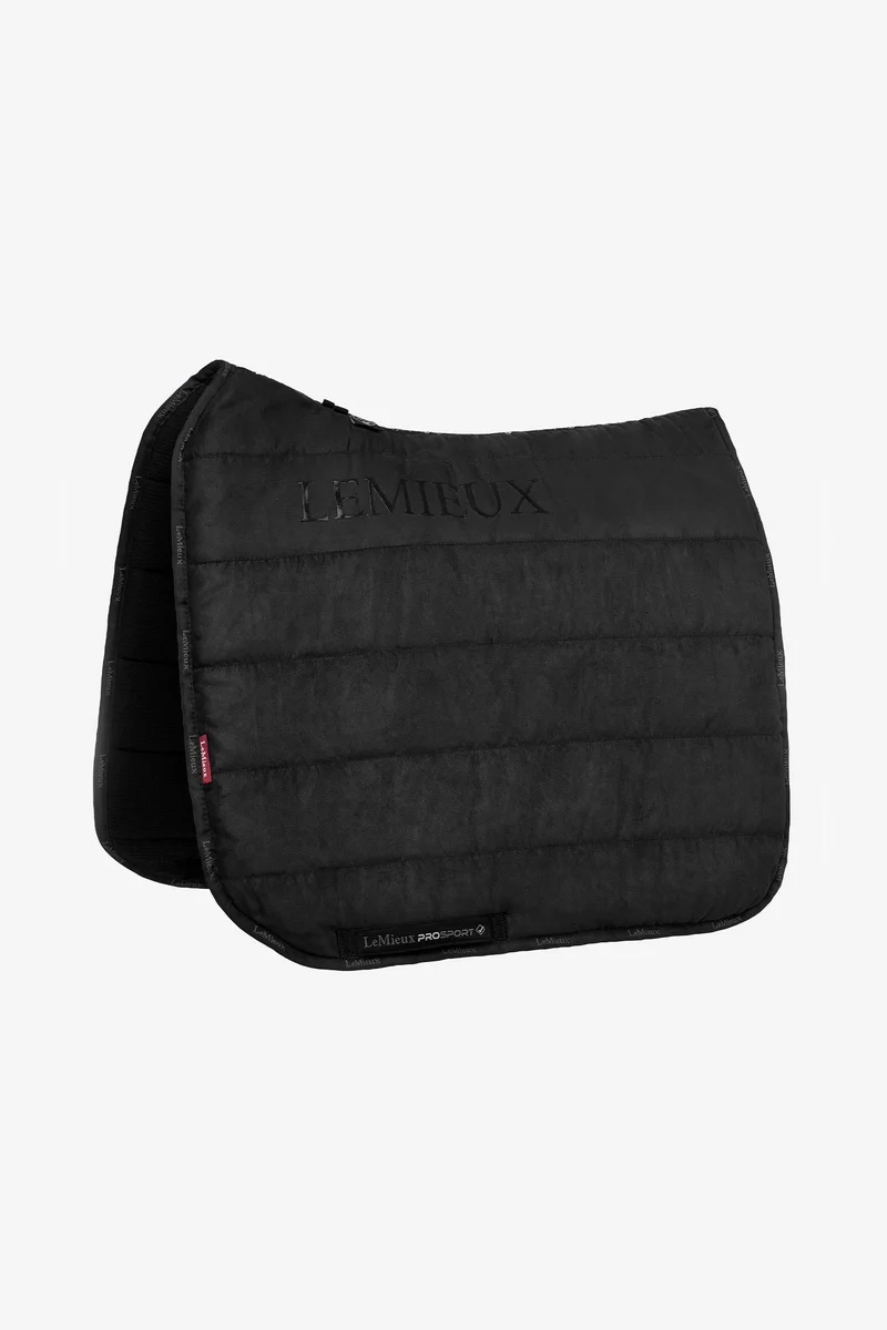 Suede Dressage Work Pad Dressurschabracke Black L