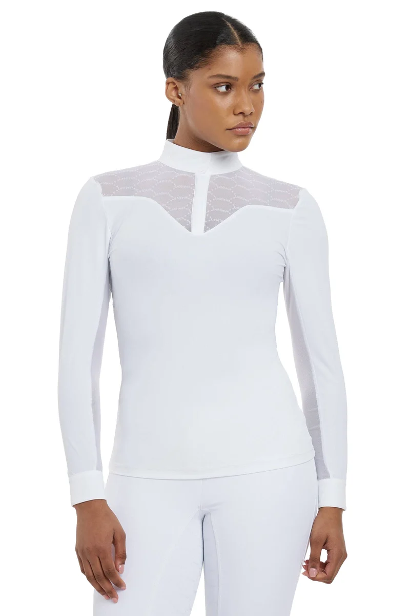 Emily langärmliges Turniershirt White 46