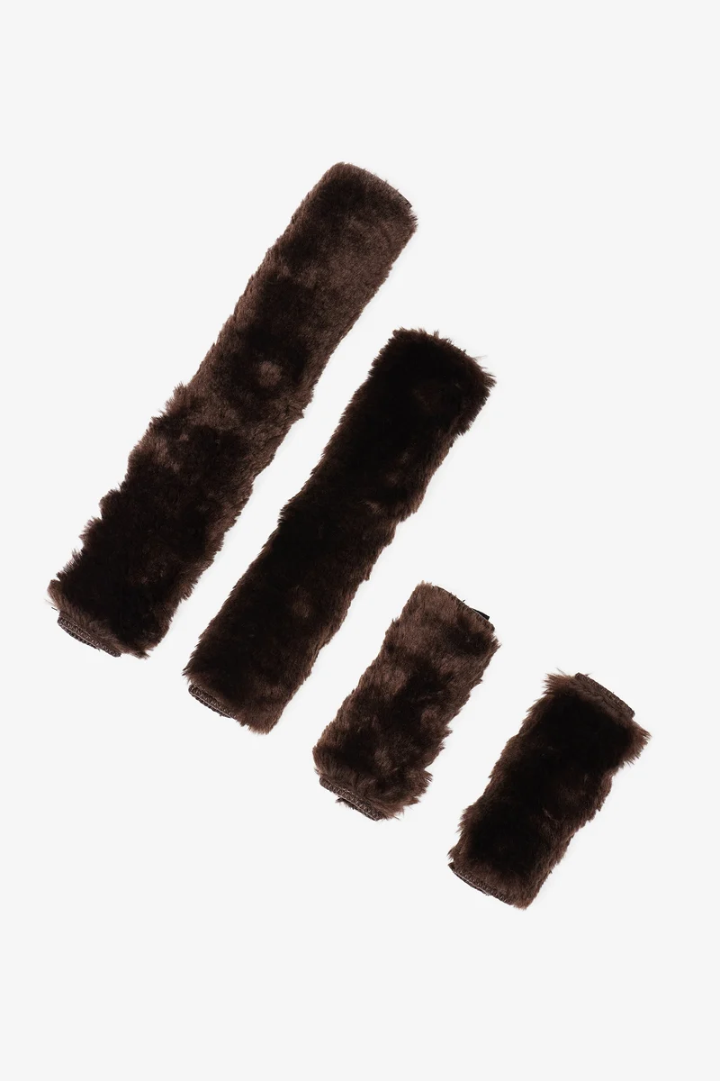 Simuwool Halfterset Brown Einheitsgröße