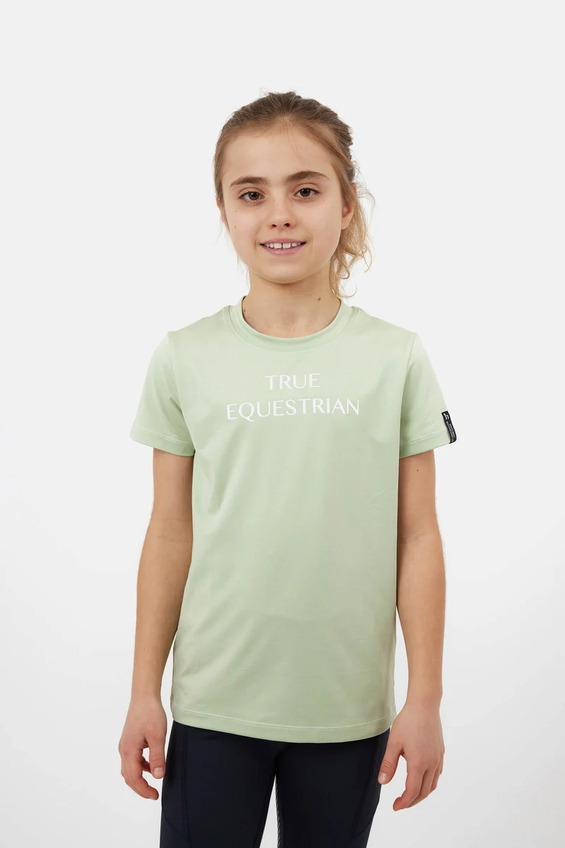 Young Rider Wilda T-Shirt White Jade 146-152