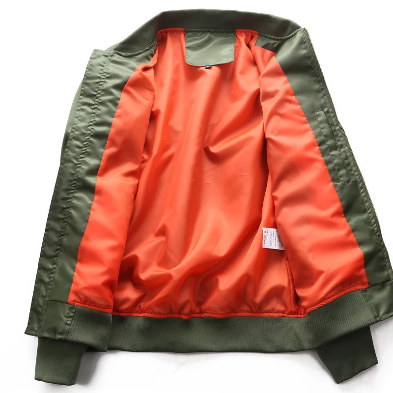 Herren Bomberjacke aus wasserabweisendem Nylon mit Ärmeltasche Drune