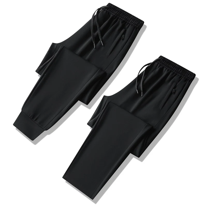 Herren Atmungsaktive Tech‑Jogginghose mit elastischem Bund, Kordelzug & schlanker Tapered‑Silhouette Drune