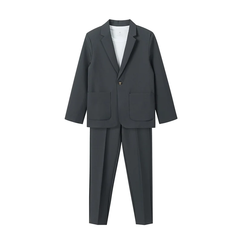 Damen Zweiteiliges Oversize-Blazer- und konisch geschnittene Anzughose-Set Drune