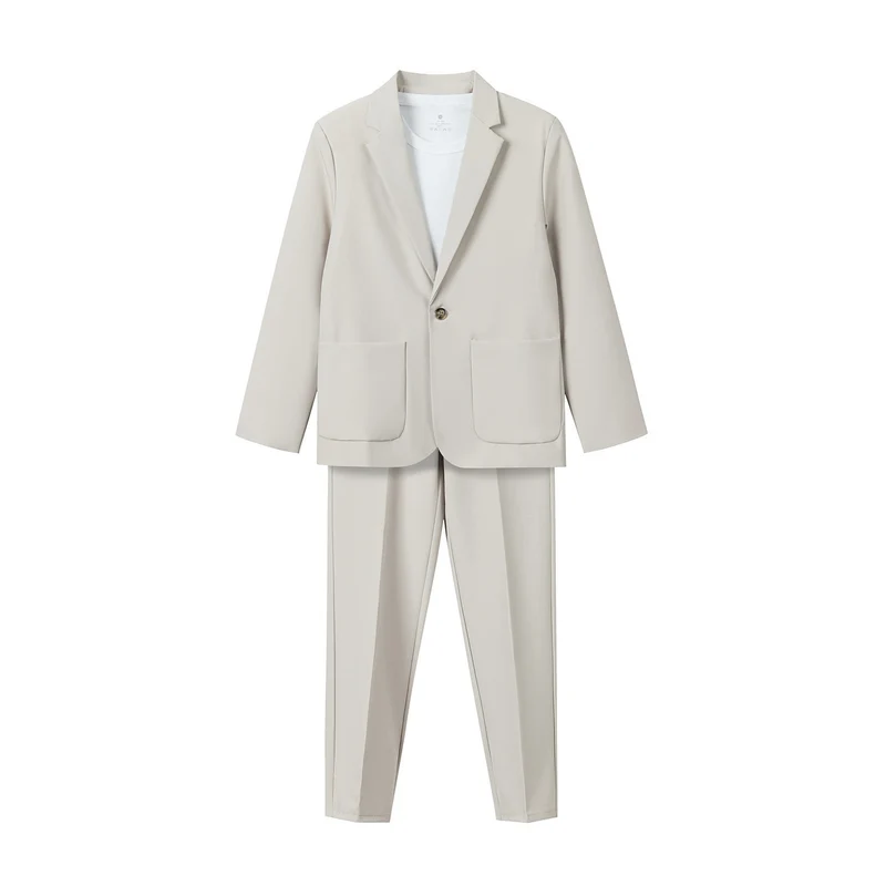 Damen Zweiteiliges Oversize-Blazer- und konisch geschnittene Anzughose-Set Drune