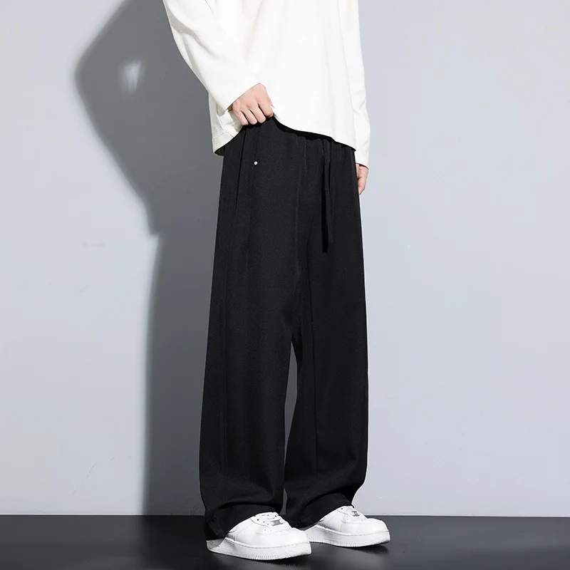 Damen Weite Palazzo‑Hose mit hohem Elastbund & Kordelzug Drune
