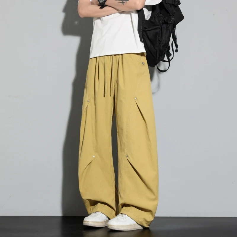Damen Weite Lagen-Loungehose mit Cargo-Details & elastischem Tunnelzug Drune