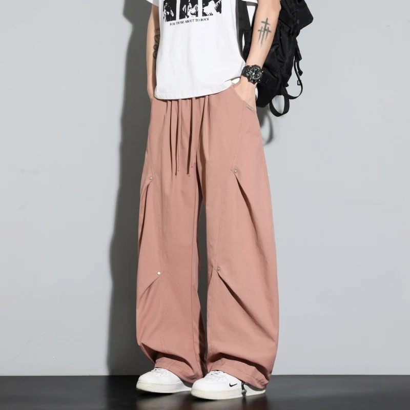 Damen Weite Lagen-Loungehose mit Cargo-Details & elastischem Tunnelzug Drune