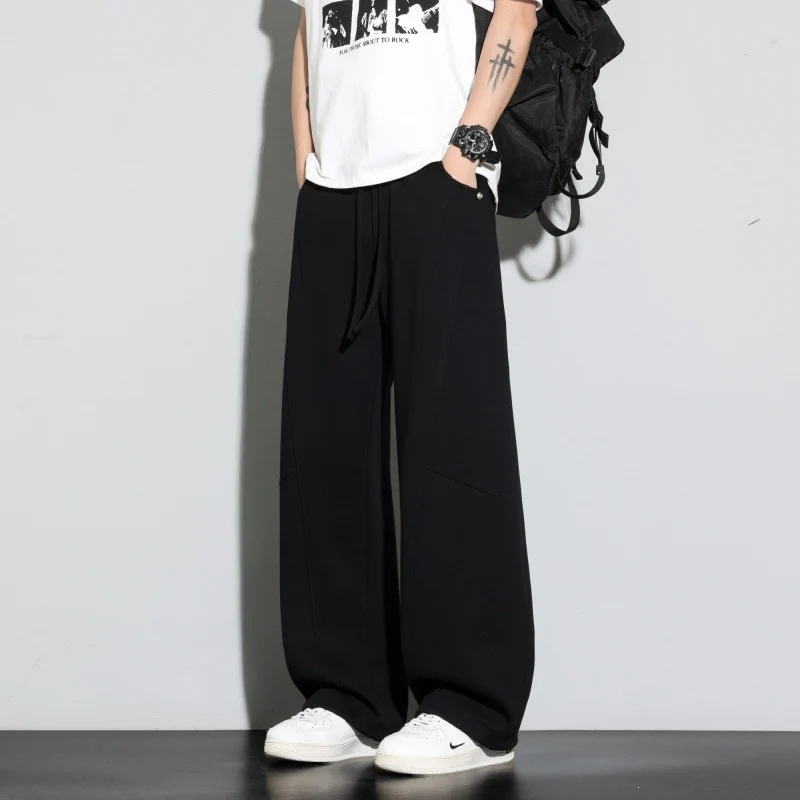 Damen Weite Lagen-Loungehose mit Cargo-Details & elastischem Tunnelzug Drune