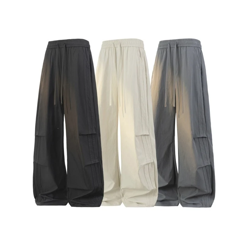 Damen Weite Lagen-Loungehose mit Cargo-Details & elastischem Tunnelzug Drune