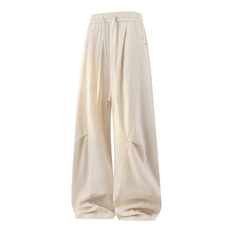 Damen Weite Lagen-Loungehose mit Cargo-Details & elastischem Tunnelzug Drune