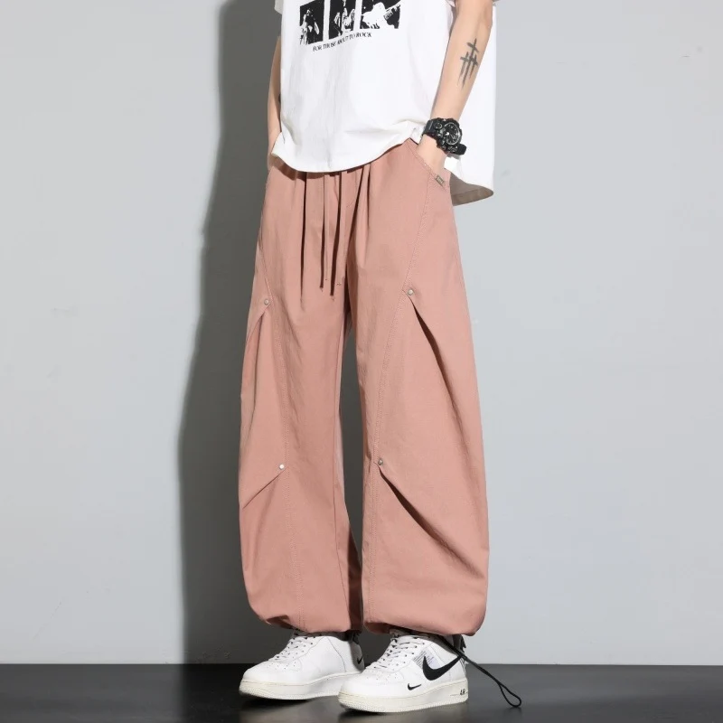 Damen Weite Lagen-Loungehose mit Cargo-Details & elastischem Tunnelzug Drune
