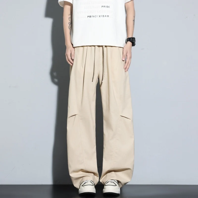 Damen Weite Lagen-Loungehose mit Cargo-Details & elastischem Tunnelzug Drune