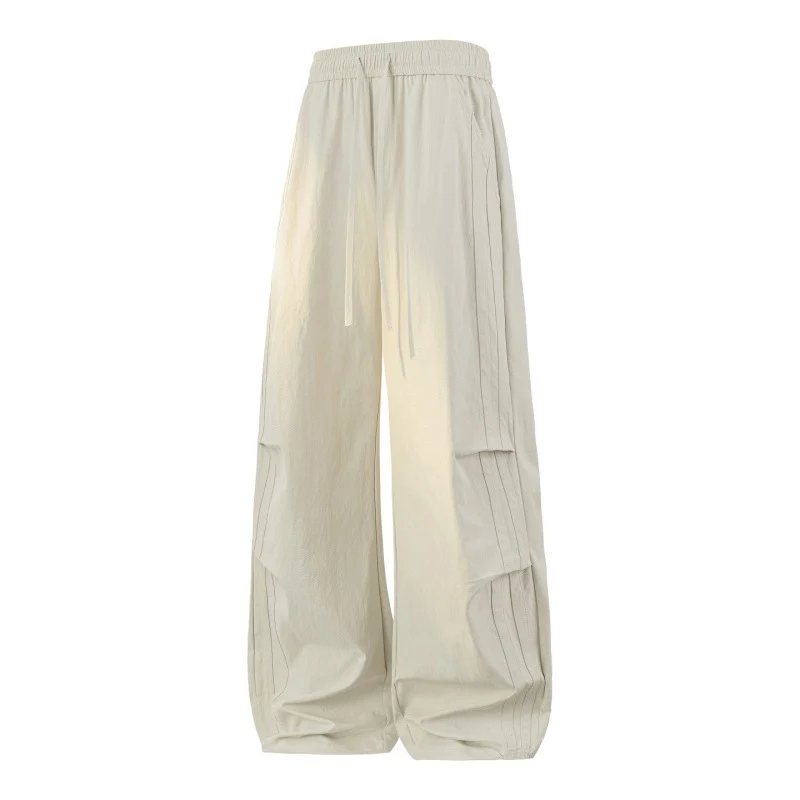 Damen Weite Lagen-Loungehose mit Cargo-Details & elastischem Tunnelzug Drune