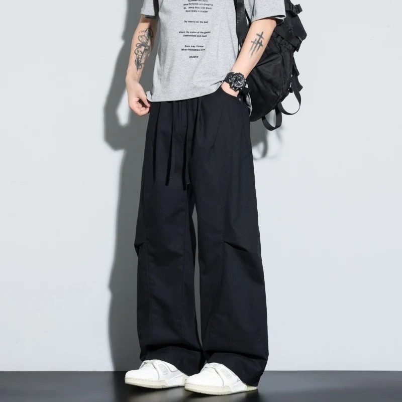 Damen Weite Lagen-Loungehose mit Cargo-Details & elastischem Tunnelzug Drune