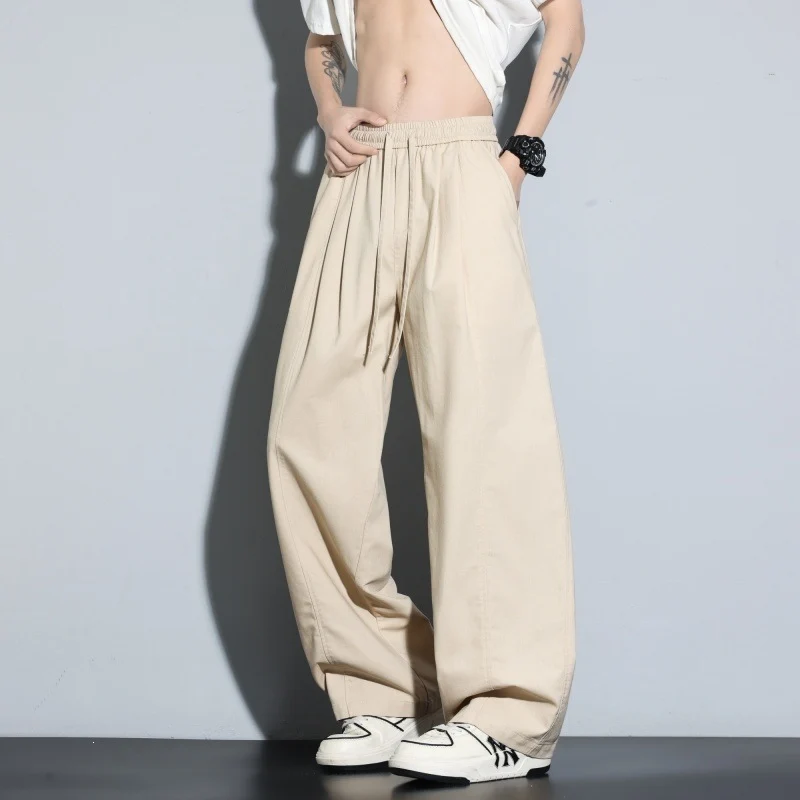 Damen Weite Lagen-Loungehose mit Cargo-Details & elastischem Tunnelzug Drune
