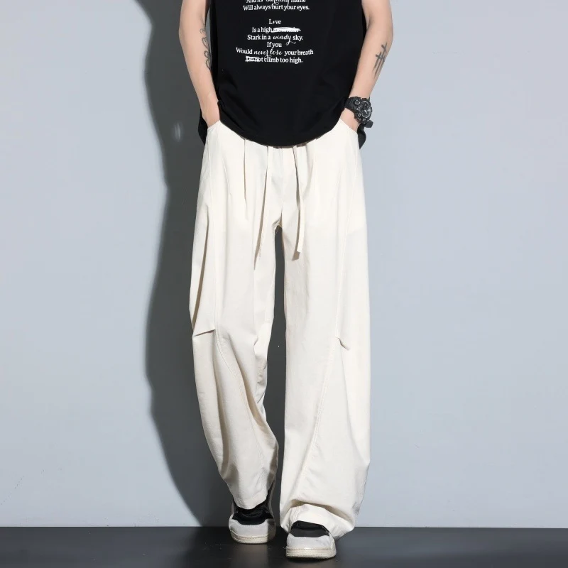 Damen Weite Lagen-Loungehose mit Cargo-Details & elastischem Tunnelzug Drune