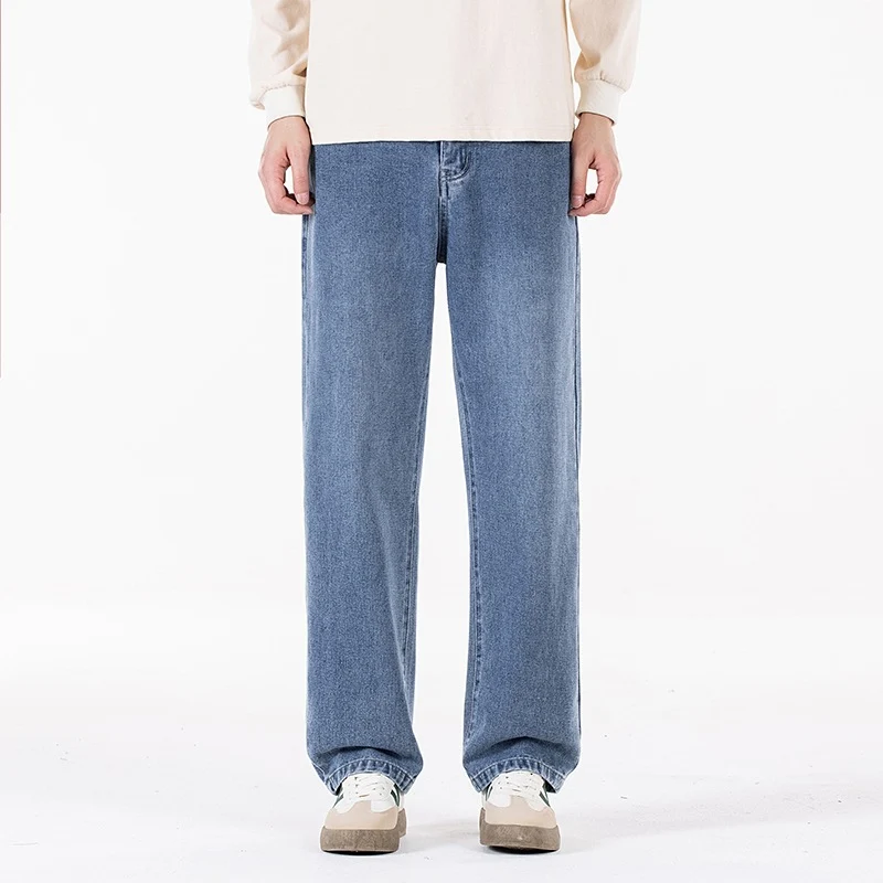 Damen Weite High‑Waist Baggy‑Jeans mit hohem Bund, Five‑Pocket & extra weitem Bein Drune