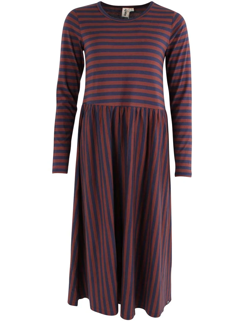 Danekroeyer LS Modal Dress Dk Navy/Dk Merlot