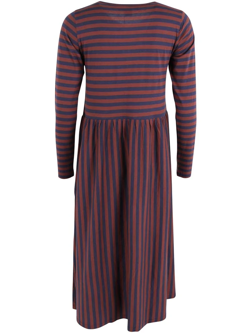 Danekroeyer LS Modal Dress Dk Navy/Dk Merlot