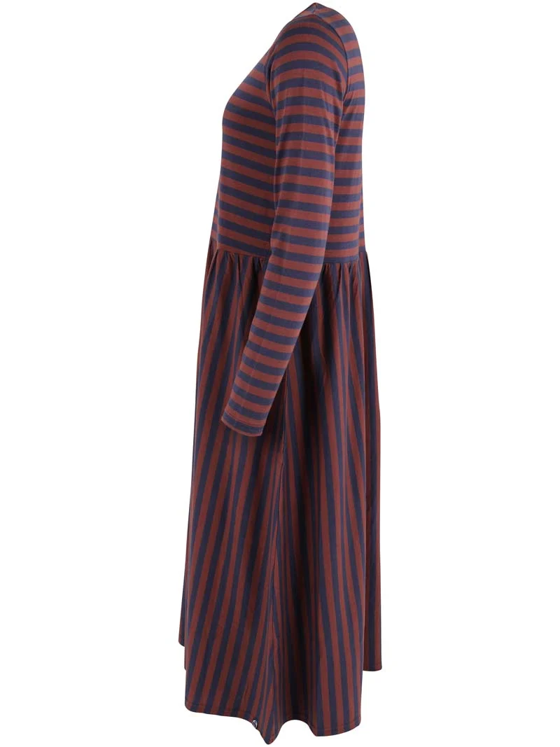 Danekroeyer LS Modal Dress Dk Navy/Dk Merlot