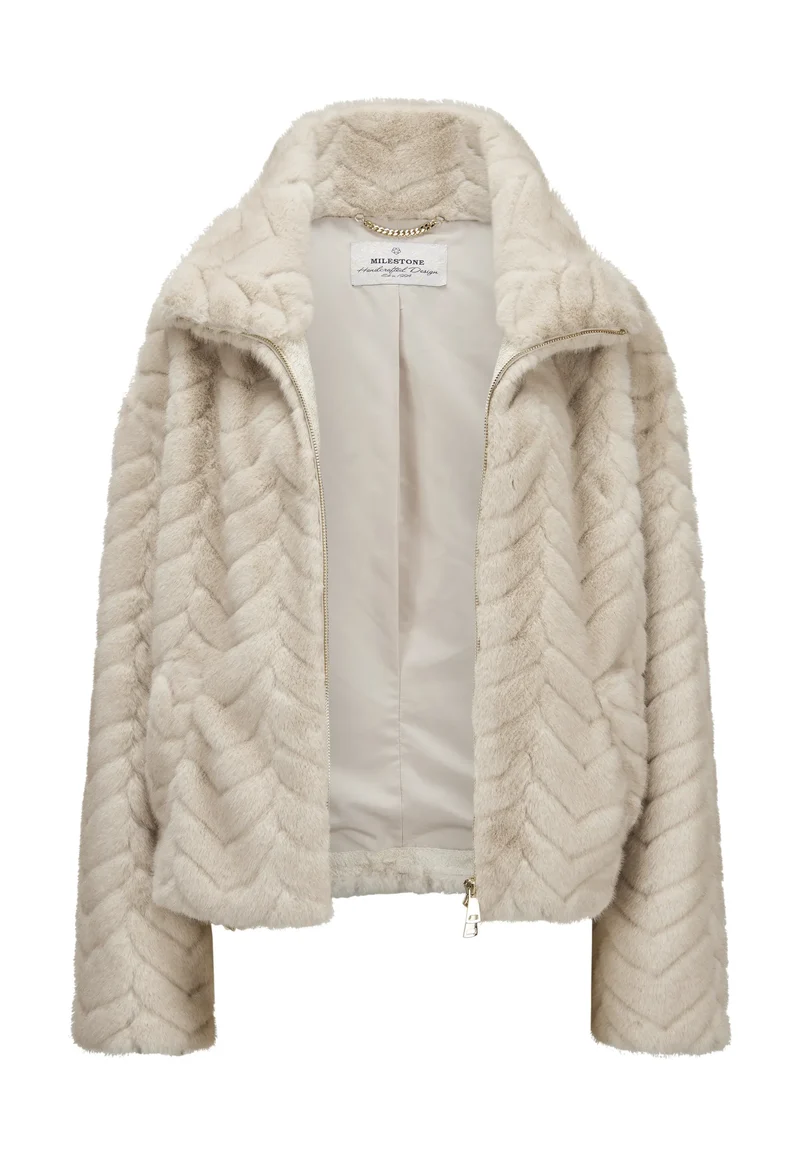 Übergangsjacke DEMI aus Kunstpelz