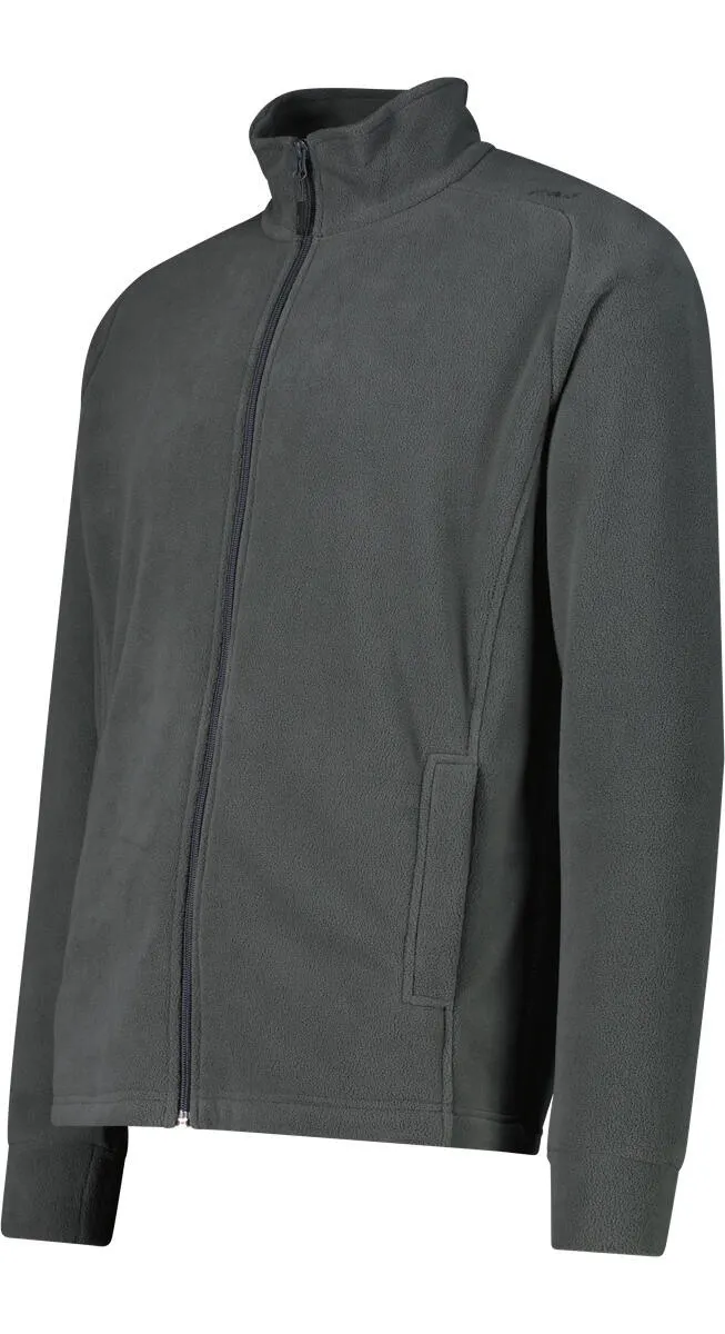 Fleecejacke mit Stehkragen