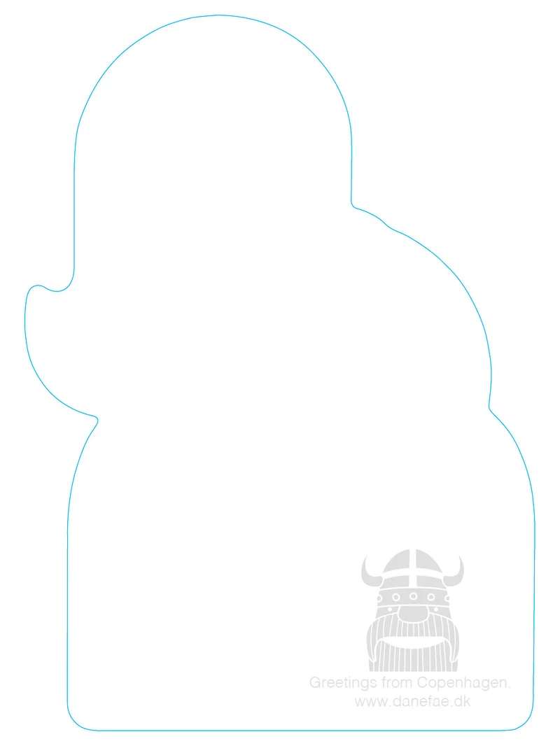 Cut-Out Postcard MERMAID