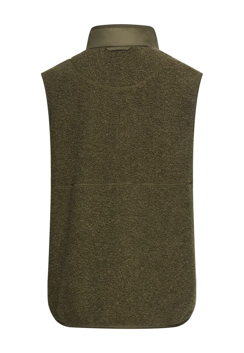 Teddyweste mit Stehkragen
