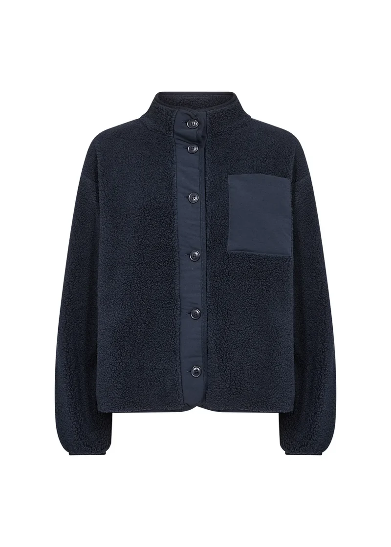 Teddyjacke mit Stehkragen