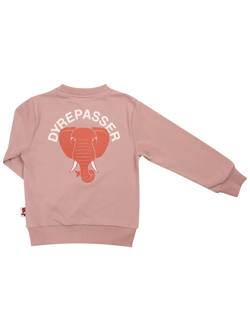 Dyrepasser Sweat Rose Beige ELEFANT