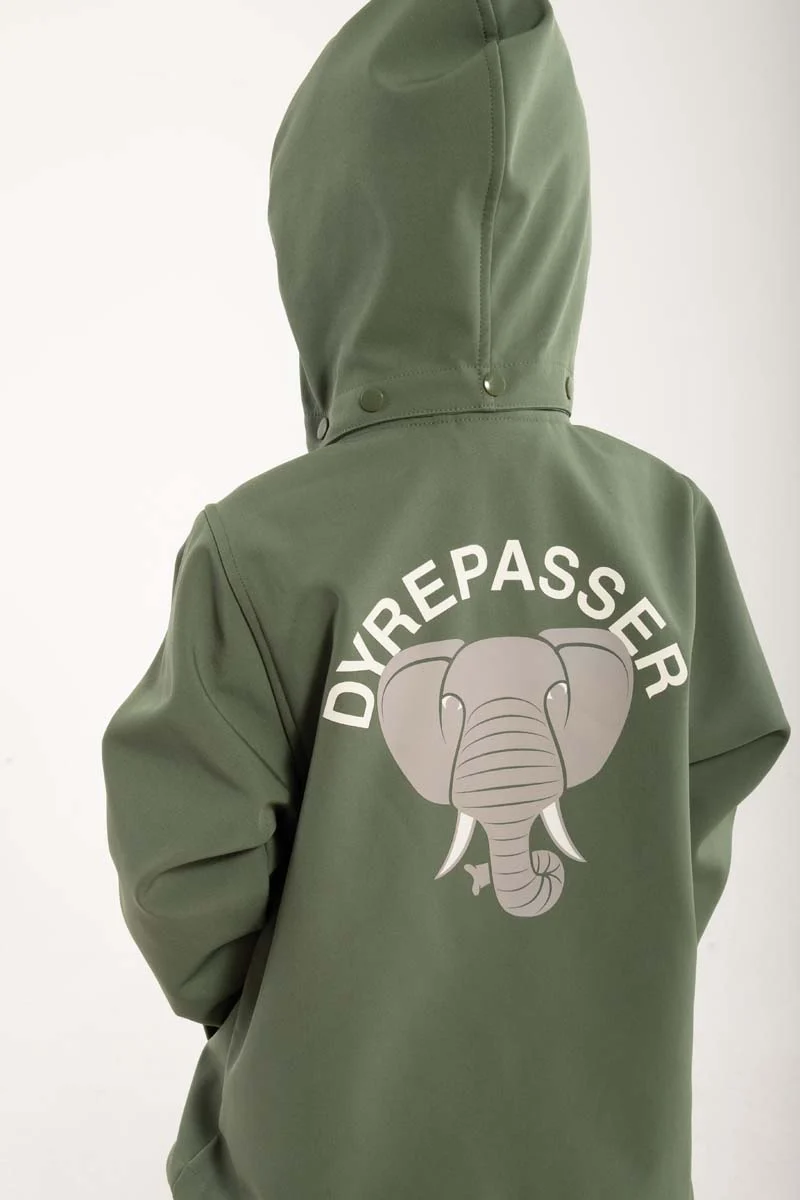 Dyrevild Softshell Dyrepasser Soft Khaki ELEFANT