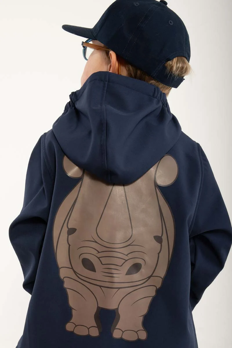 Dyrevild Softshell Dk Navy NAESEHORN
