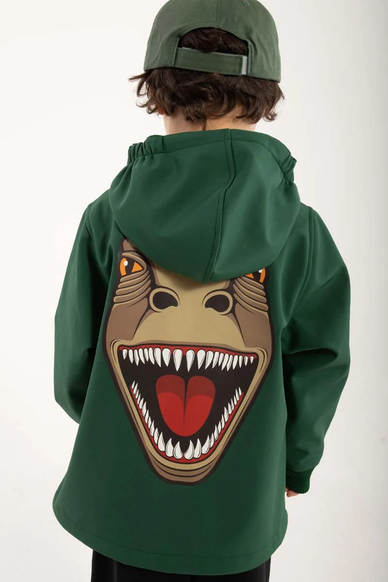Dyrevild Softshell Dk Pine T-REX