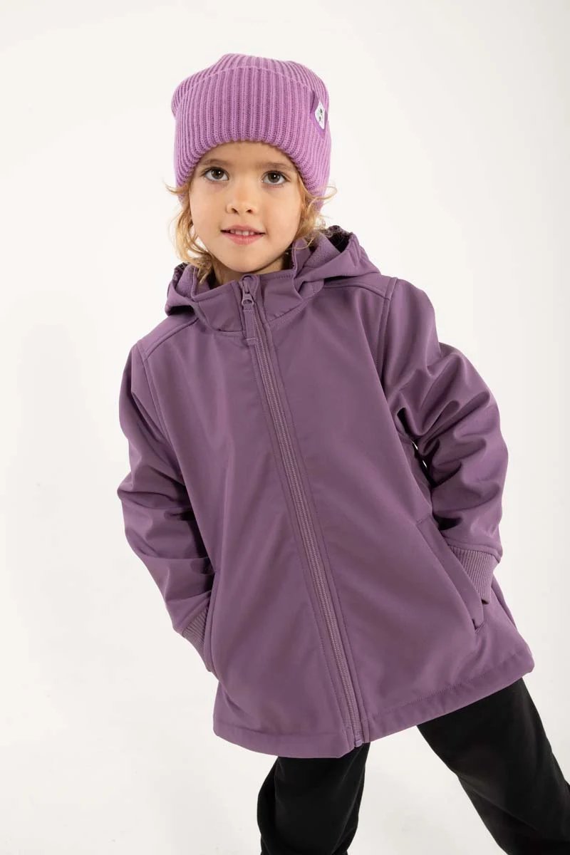 Dyrevild Softshell Lavender SOMMERFUGL