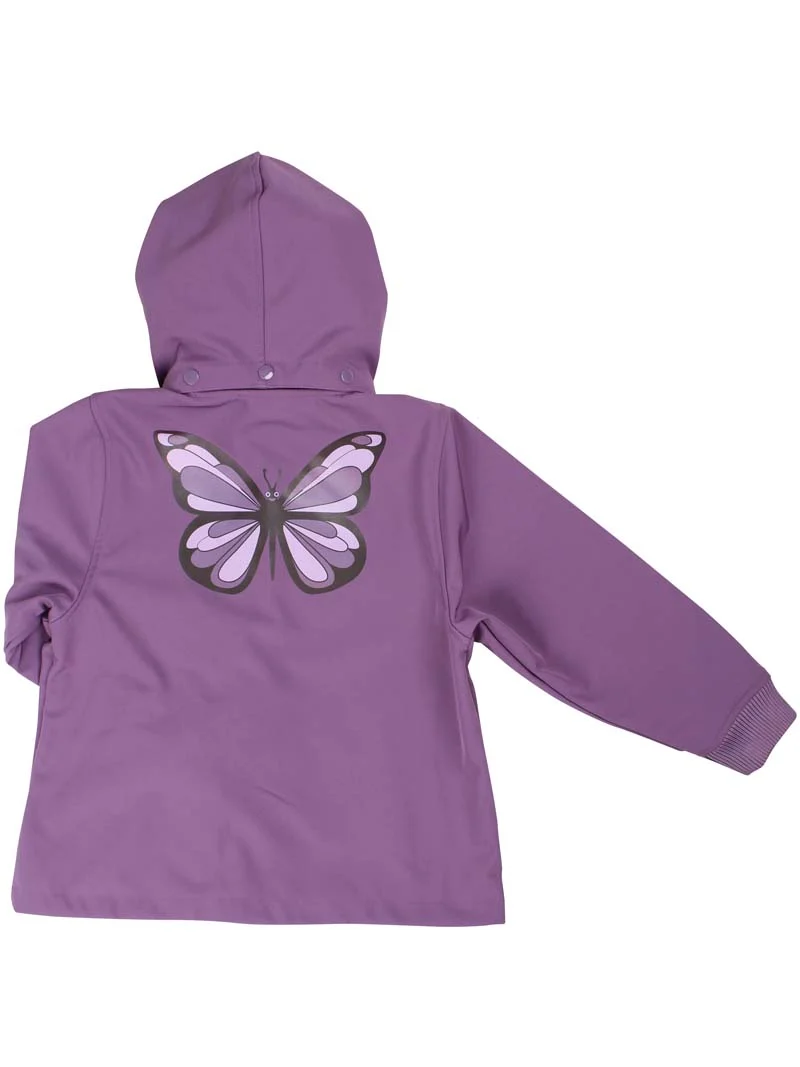 Dyrevild Softshell Lavender SOMMERFUGL