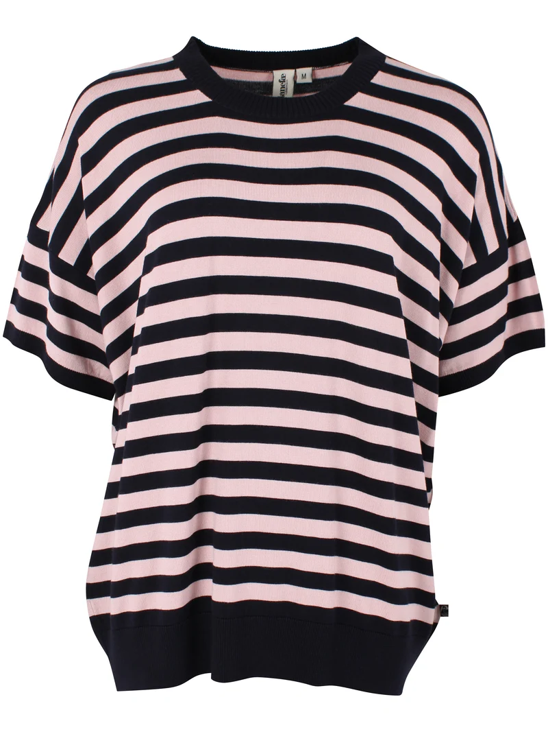 Danesolbad Viscose Tee Dk Navy/Rose Beige