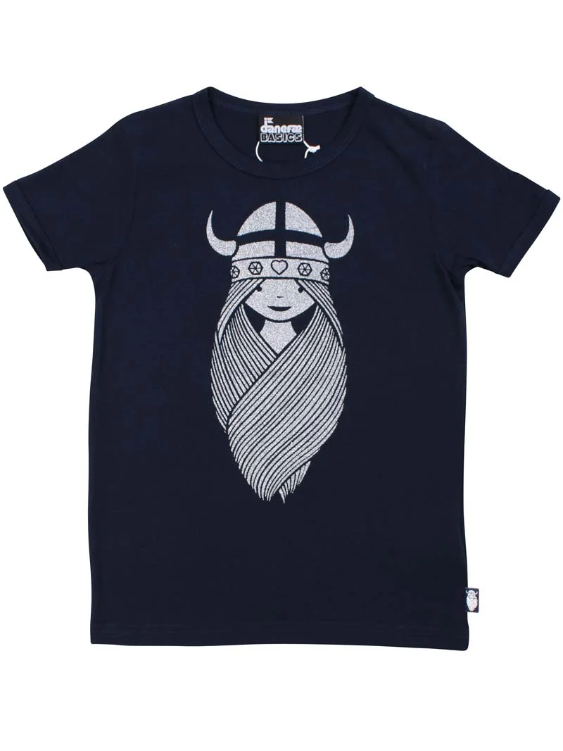 Danebasic SS Dk Navy FREJA ( GLITTER )