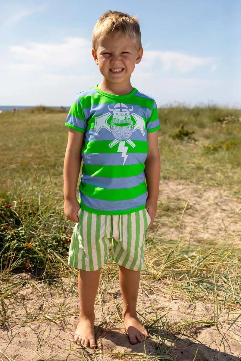 Danerainbow Ringer Waterblue/Bright Green THORBOLT